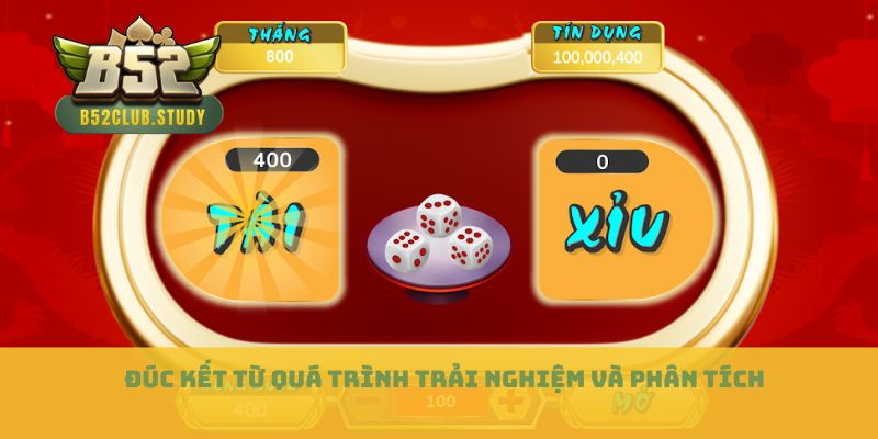 Đúc kết từ quá trình trải nghiệm và phân tích