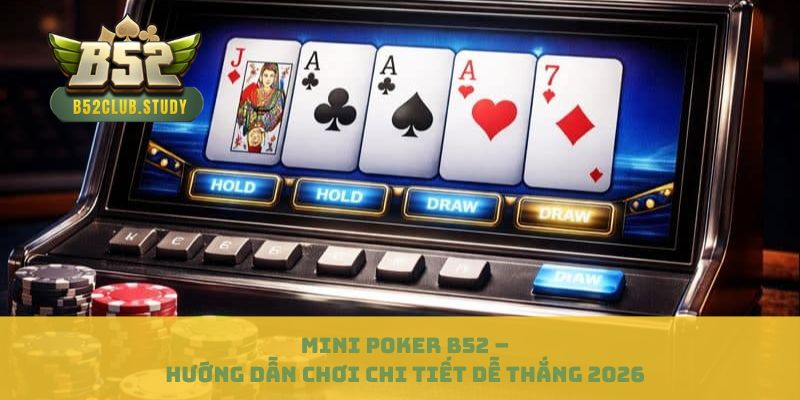 Mini Poker B52 – Hướng Dẫn Chơi Chi Tiết Dễ Thắng 2026